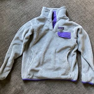 Grey Patagonia Women's Lightweight Synchilla® Snap-T® Fleece Pullover